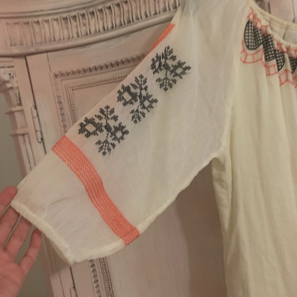 NWT ILLA ILLA BOHO style cream dress Medium - Picture 3 of 6